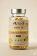 Vitaseel Vitamin D3 Natural Lemon Flavour Gummies